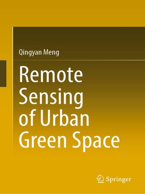 cover image of Remote Sensing of Urban Green Space